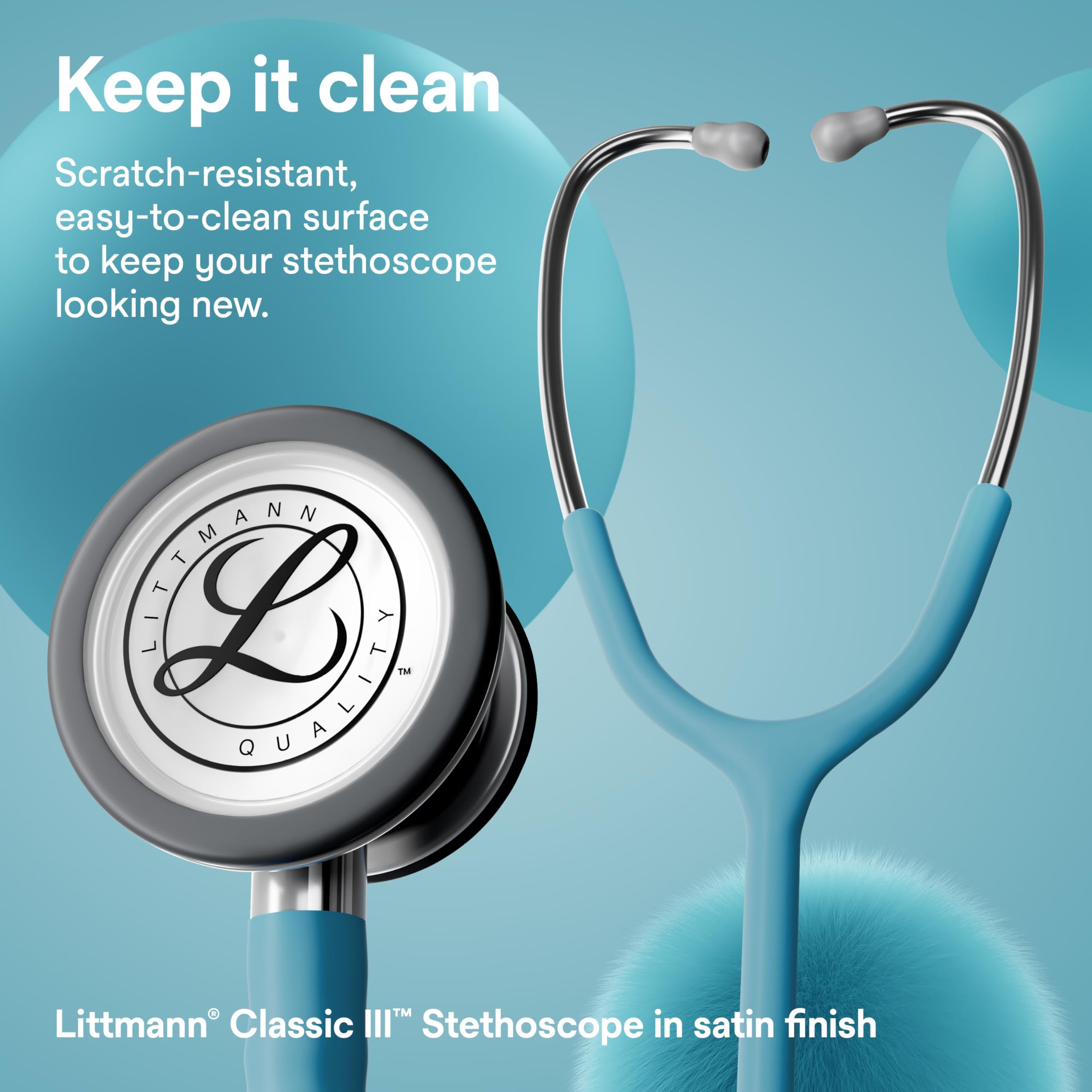 Estetoscópio 3M™ Littmann® Classic III™ 5912C Azul Marine Cetim
